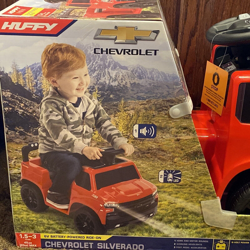 Load image into Gallery viewer, 6V Chevy Silverado Truck Ride-on Quad for Toddlers Ages 1-3 - Brand New and Unisex
