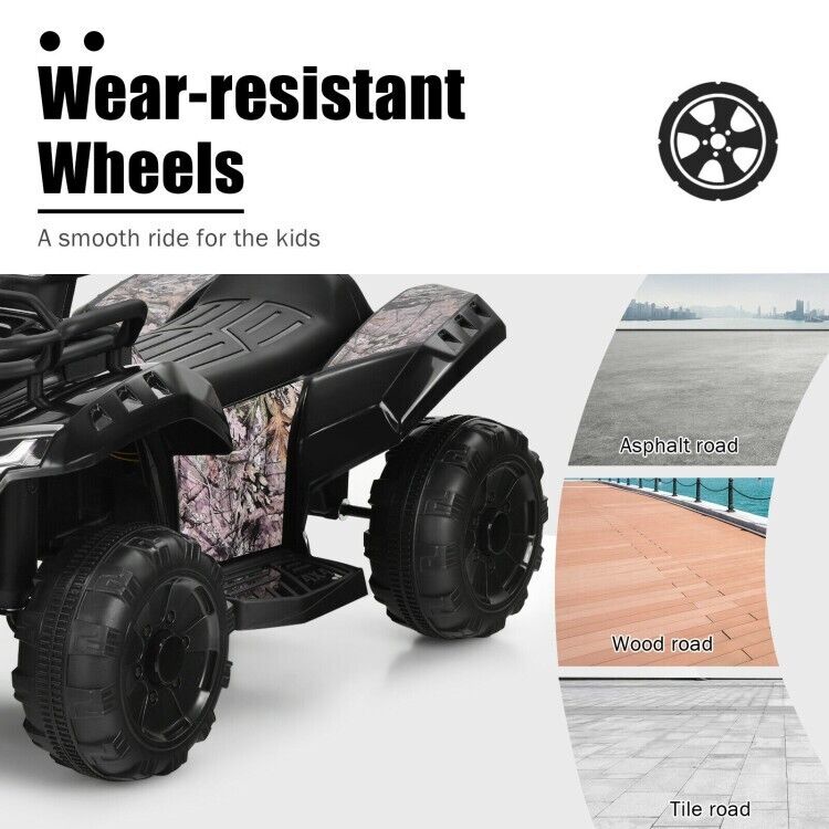 Load image into Gallery viewer, 6V Electric Kids ATV Quad Ride On Car with LED Lights, MP3 Player, and Realistic Design - Perfect Gift for Toddlers
