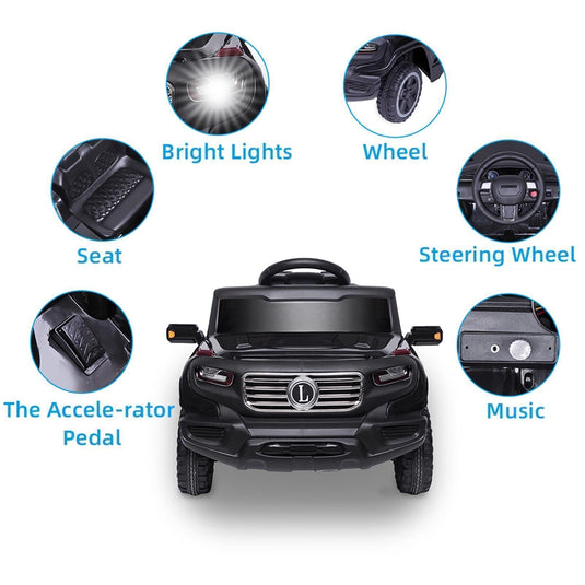 6V Electric Kids Ride On Car Truck with Remote Control and 3 Speeds