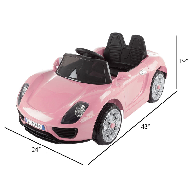 Load image into Gallery viewer, 6V Electric Remote Control Sports Car Toy with Rechargeable Battery
