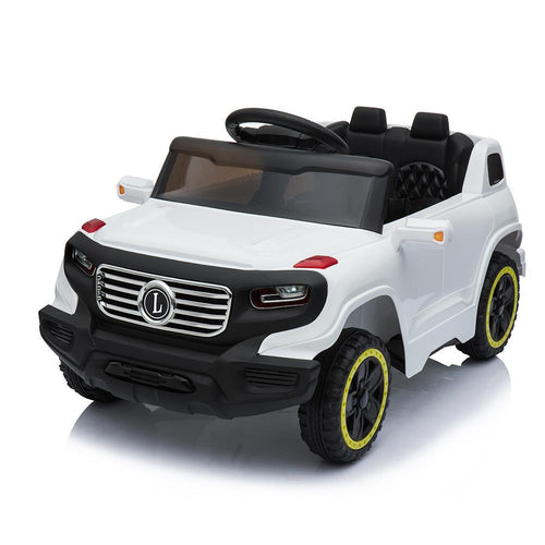 6V Electric Ride-On Car for Kids with 3 Speeds, Lights, and Remote Control