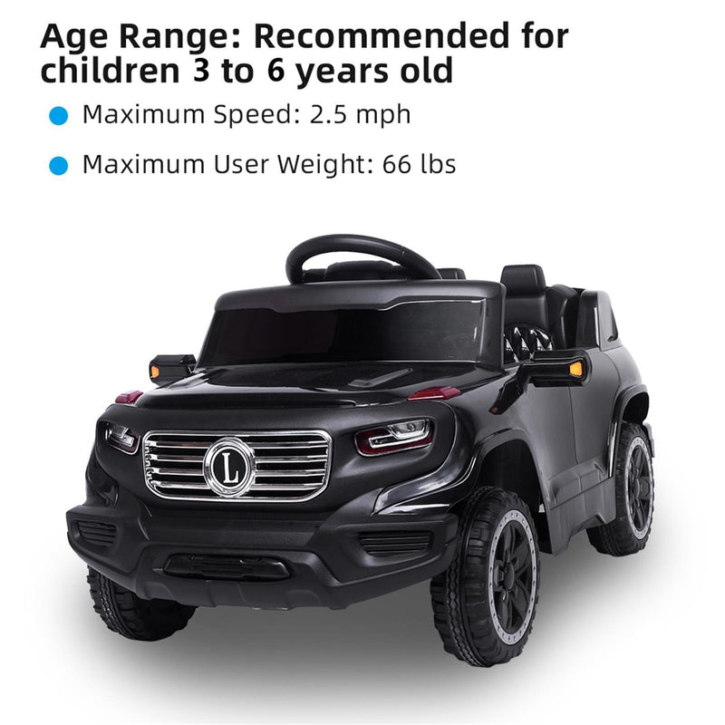 Load image into Gallery viewer, 6V Electric Ride-On Car for Kids with MP3, Lights, and Remote Control - 3 Modes
