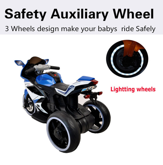 6V Electric Ride-On Motorcycle for Kids Ages 3-6 - Perfect Xmas Gift Toy!