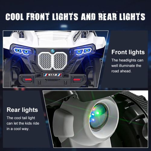 Load image into Gallery viewer, 6V Kids Electric ATV 4-Wheeler Car Toy with LED Headlights and Bluetooth Connectivity
