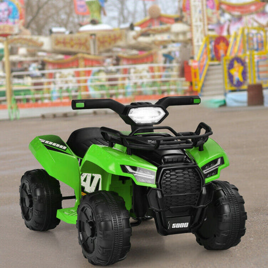 6V Kids Electric ATV Quad with LED Light and MP3 Player