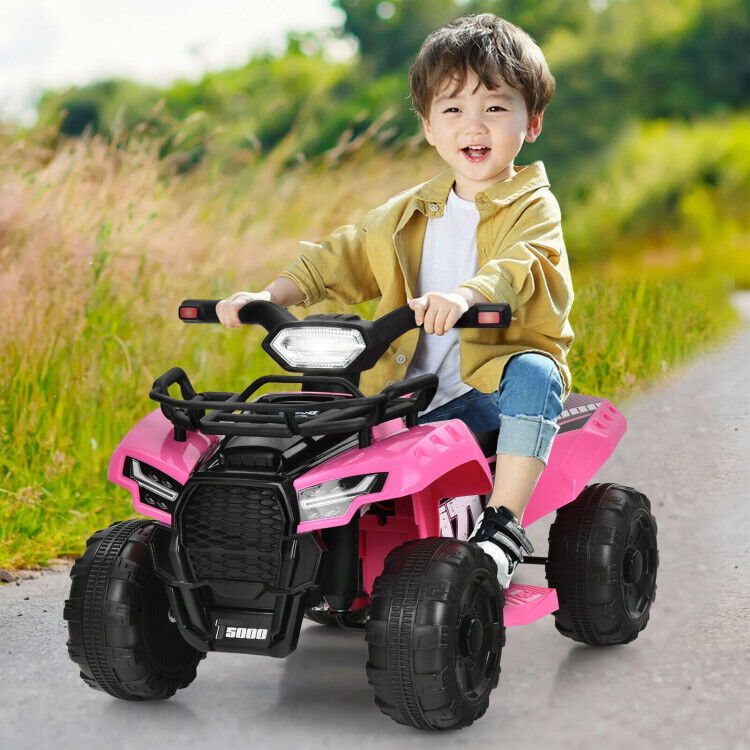 Load image into Gallery viewer, 6V Kids Electric ATV Quad with LED Light and MP3 Player
