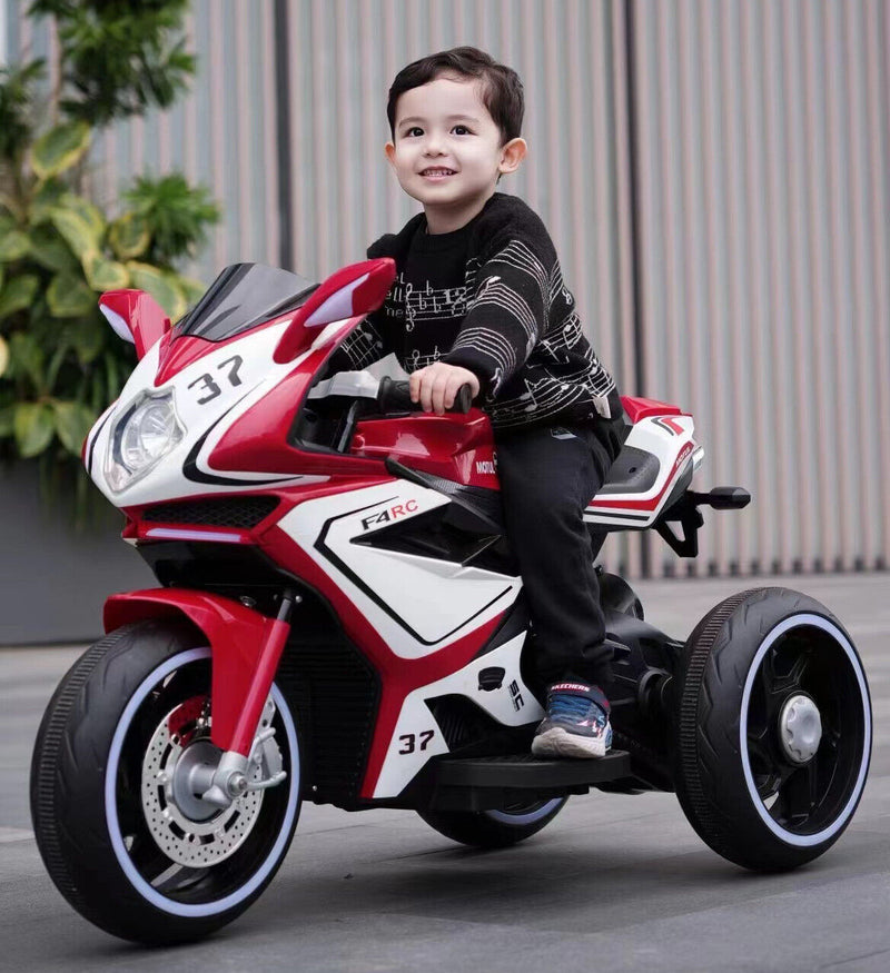 Load image into Gallery viewer, 6V Kids Electric Ride-On Motorcycle with One-Button Start and Music - 66LB Bearing Toy Gift
