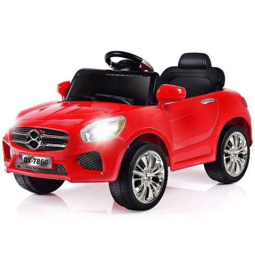 Load image into Gallery viewer, 6V Kids Remote Control Ride-On Car with LED Lights - Red

