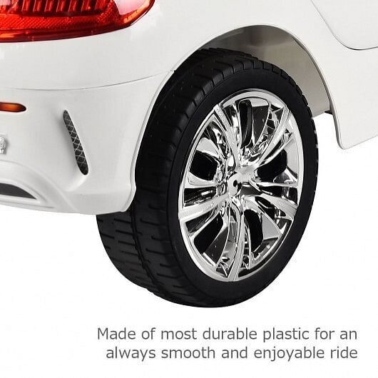 Load image into Gallery viewer, 6V Kids Remote Control Ride-On Car with LED Lights - White
