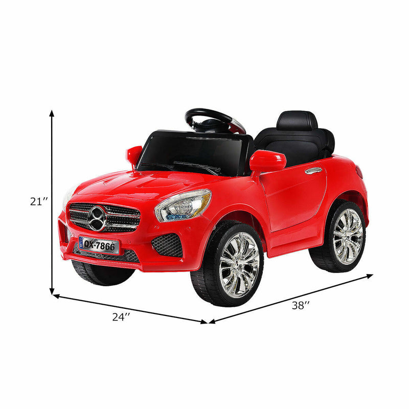 Load image into Gallery viewer, 6V Kids Ride On Car with RC Remote Control, Battery Powered with LED Lights
