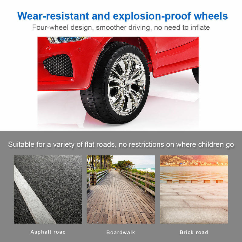 Load image into Gallery viewer, 6V Kids Ride On Car with RC Remote Control, LED Lights, and MP3 Player - White
