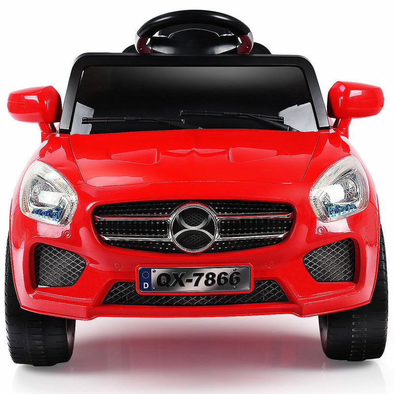 Load image into Gallery viewer, 6V Kids Ride On Car with RC Remote Control, LED Lights, and MP3 Player - White
