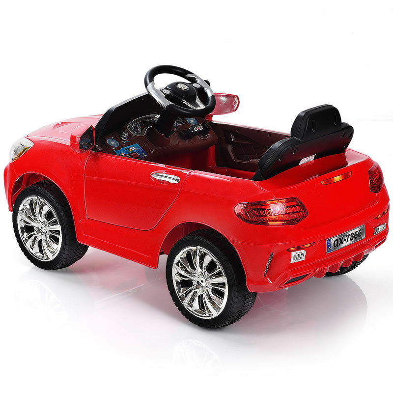 Load image into Gallery viewer, 6V Kids Ride On Car with RC Remote Control, LED Lights, and MP3 Player - White

