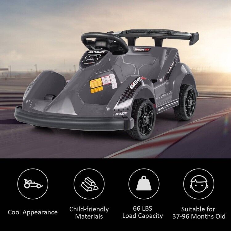 Load image into Gallery viewer, 6V Kids Ride On Go Cart with Remote Control and Safety Belt - Perfect Children&#39;s Vehicle Toy Gift

