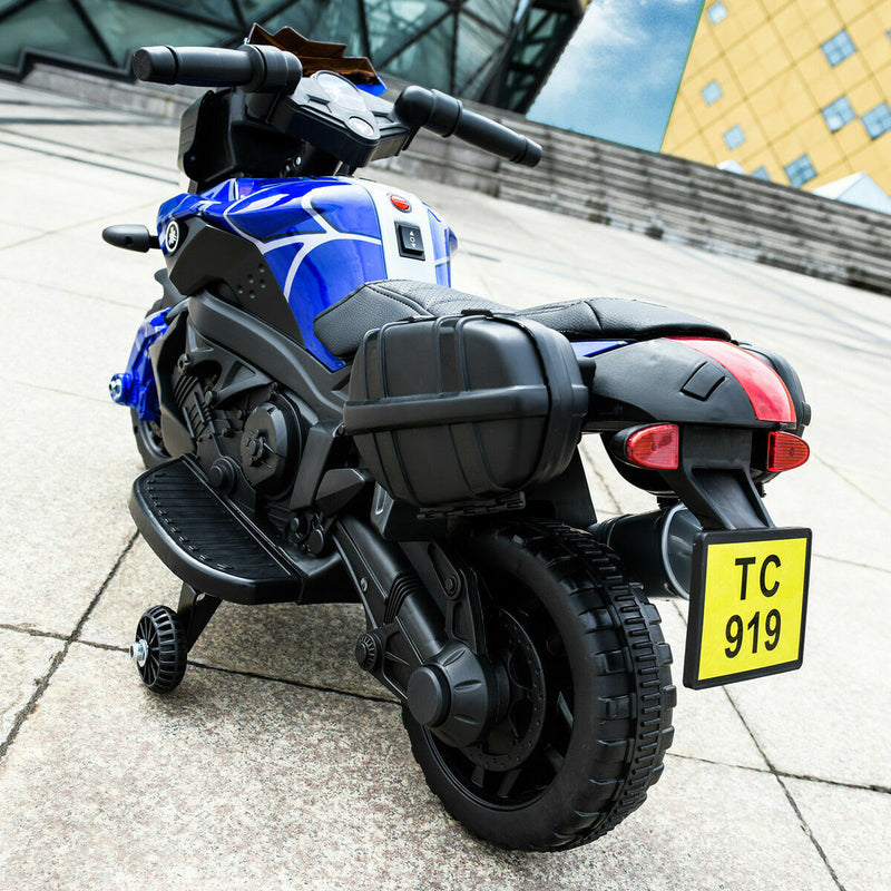 Load image into Gallery viewer, 6V Kids Ride On Motorcycle with Training Wheels - Battery Powered Toy for Fast Fun!
