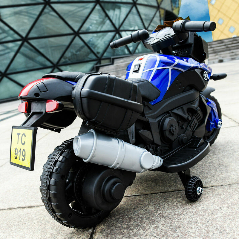 Load image into Gallery viewer, 6V Kids Ride On Motorcycle with Training Wheels - Battery Powered Toy for Fast Fun!
