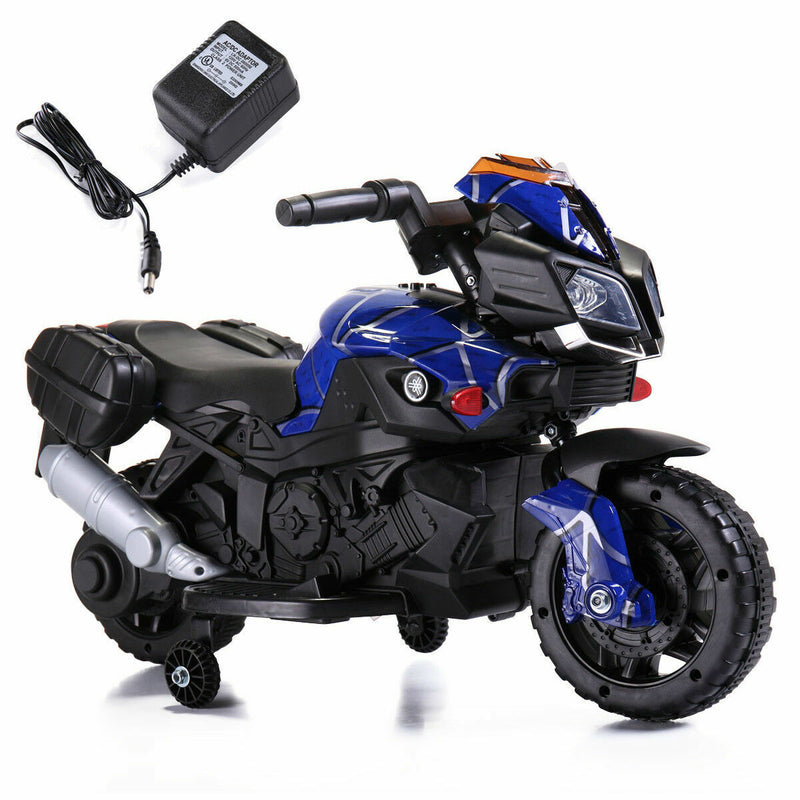 Load image into Gallery viewer, 6V Kids Ride On Motorcycle with Training Wheels - Battery Powered Toy for Fast Fun!
