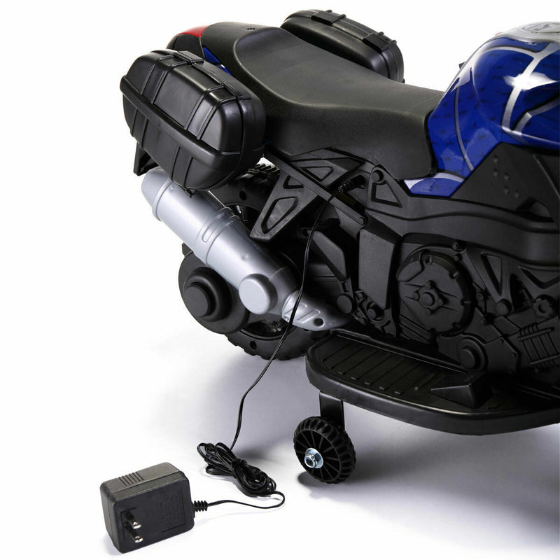 Load image into Gallery viewer, 6V Kids Ride On Motorcycle with Training Wheels - Battery Powered Toy for Fast Fun!
