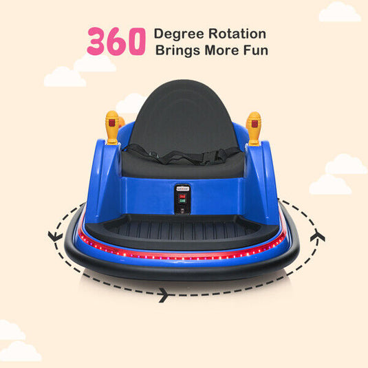 6V Pink Bumper Car with 7A.h Battery - Fun Ride for Kids!