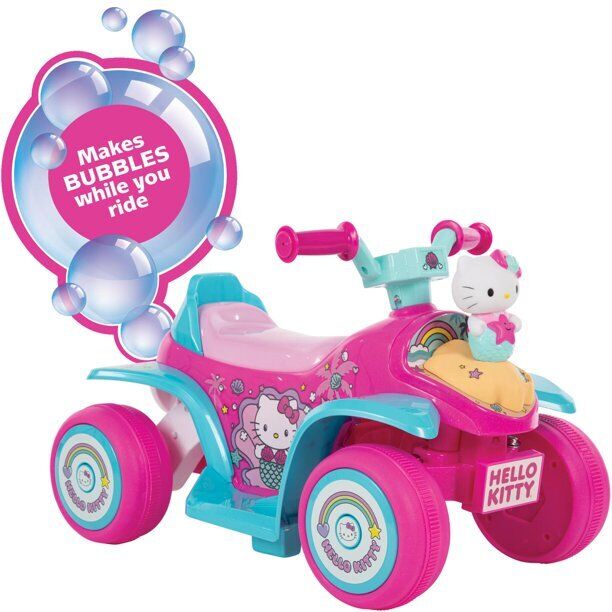 Load image into Gallery viewer, 6V Pink Electric Quad Bike with Bubble Tank for Girls
