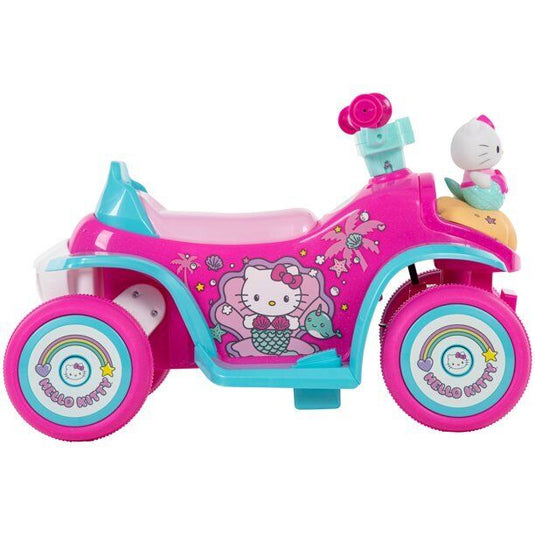 6V Pink Electric Quad Bike with Bubble Tank for Girls