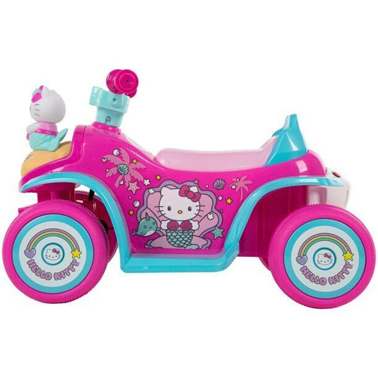 6V Pink Electric Quad Bike with Bubble Tank for Girls