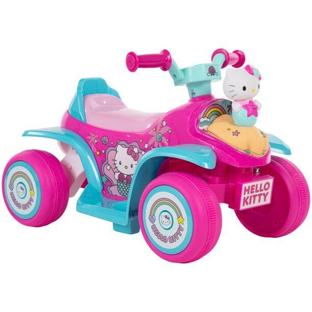 Load image into Gallery viewer, 6V Pink Electric Quad Bike with Bubble Tank for Girls
