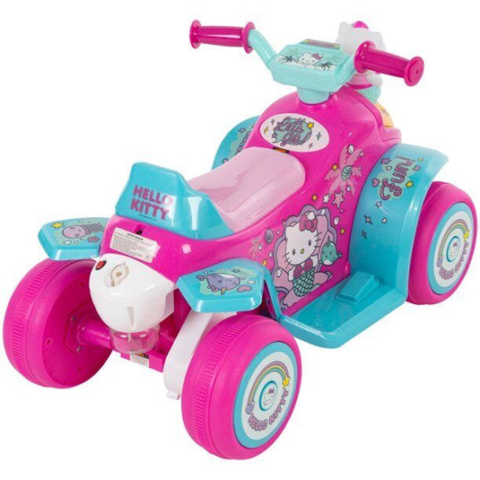 6V Pink Electric Quad Bike with Bubble Tank for Girls