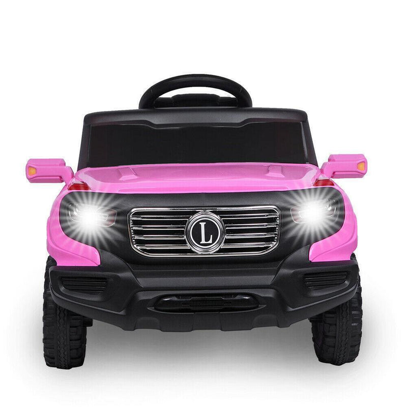Load image into Gallery viewer, 6V Pink Electric Ride-On Car Truck for Kids with Remote Control and LED Lights
