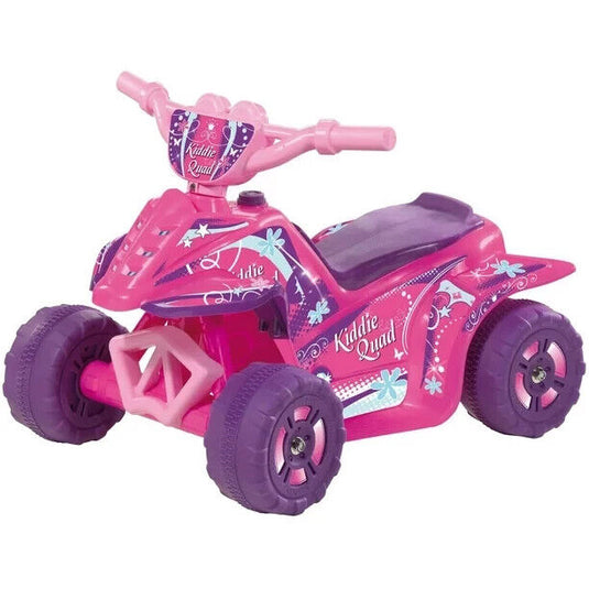 6V Pink Quad Bike Truck Car for Girls - Perfect Ride-On Toy Gift!
