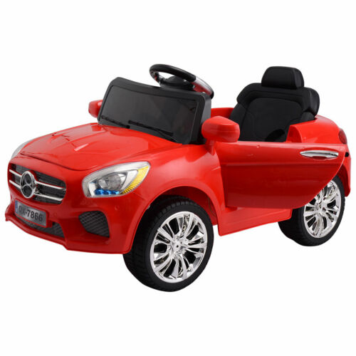Load image into Gallery viewer, 6V RC Remote Control Ride-On Car with MP3 Player and Lights for Kids - Red
