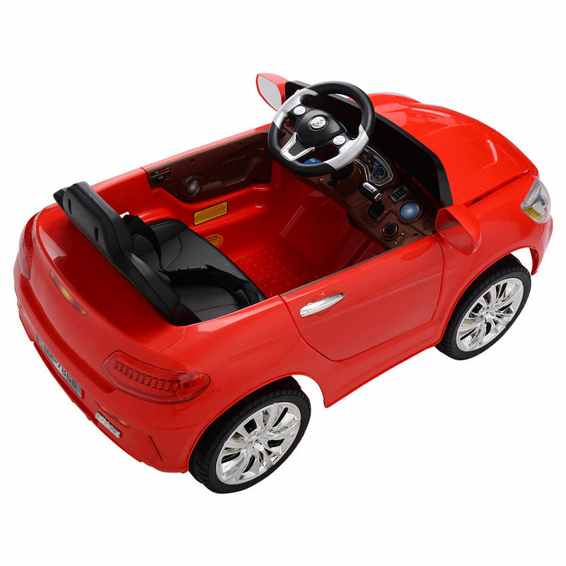 Load image into Gallery viewer, 6V RC Remote Control Ride-On Car with MP3 Player and Lights for Kids - Red
