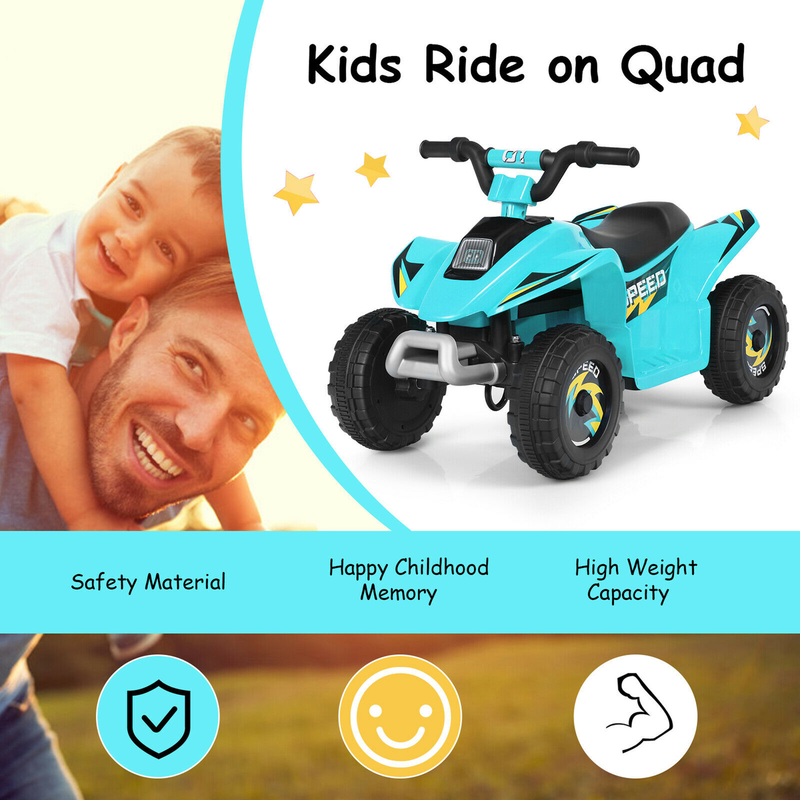 Load image into Gallery viewer, 6V Rechargeable Electric ATV for Kids - Unisex Quad Bike for Boys and Girls
