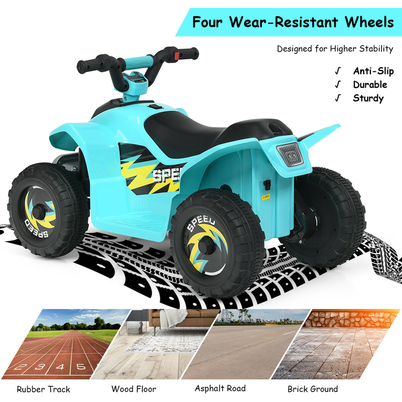 Load image into Gallery viewer, 6V Rechargeable Electric ATV for Kids - Unisex Quad Bike for Boys and Girls
