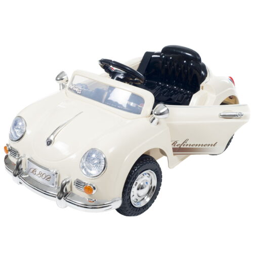 Load image into Gallery viewer, 6V Remote-Controlled Ride-On Car for Kids Ages 3-6 (Cream)
