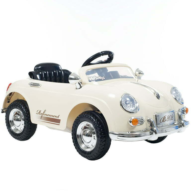 Load image into Gallery viewer, 6V Remote-Controlled Ride-On Car for Kids Ages 3-6 (Cream)
