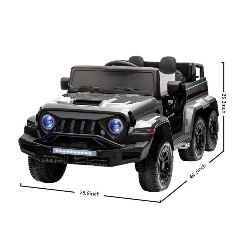 Load image into Gallery viewer, 6WD Battery-Powered Kids Ride-On Truck with Remote Control and Baking Paint Finish - 24V Power Wheel
