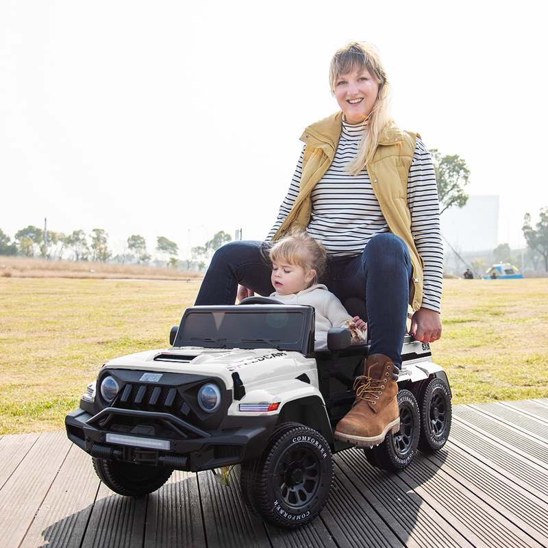 Load image into Gallery viewer, 6WD Kids Ride-On Truck with Remote Control and Lockable Doors - 24V Power Wheels Toy
