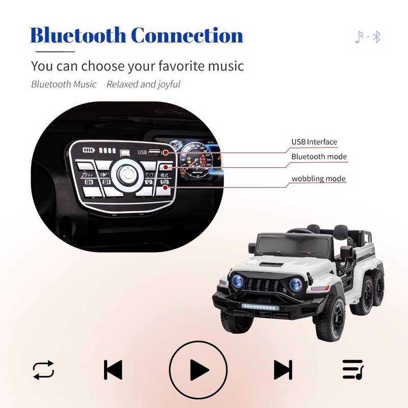 Load image into Gallery viewer, 6WD Kids Ride-On Truck with Remote Control and Lockable Doors - 24V Power Wheels Toy
