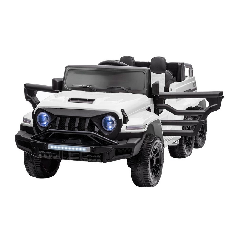 Load image into Gallery viewer, 6WD Kids Ride-On Truck with Remote Control and Lockable Doors - 24V Power Wheels Toy
