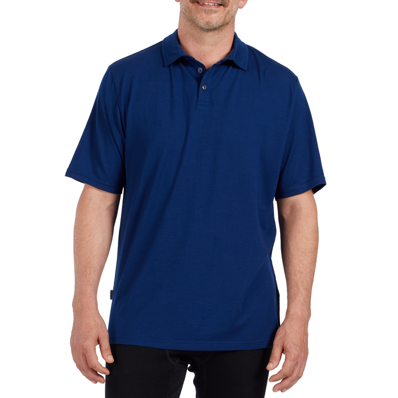 Load image into Gallery viewer, Microweight Men's Wool Polo -  Woolverino

