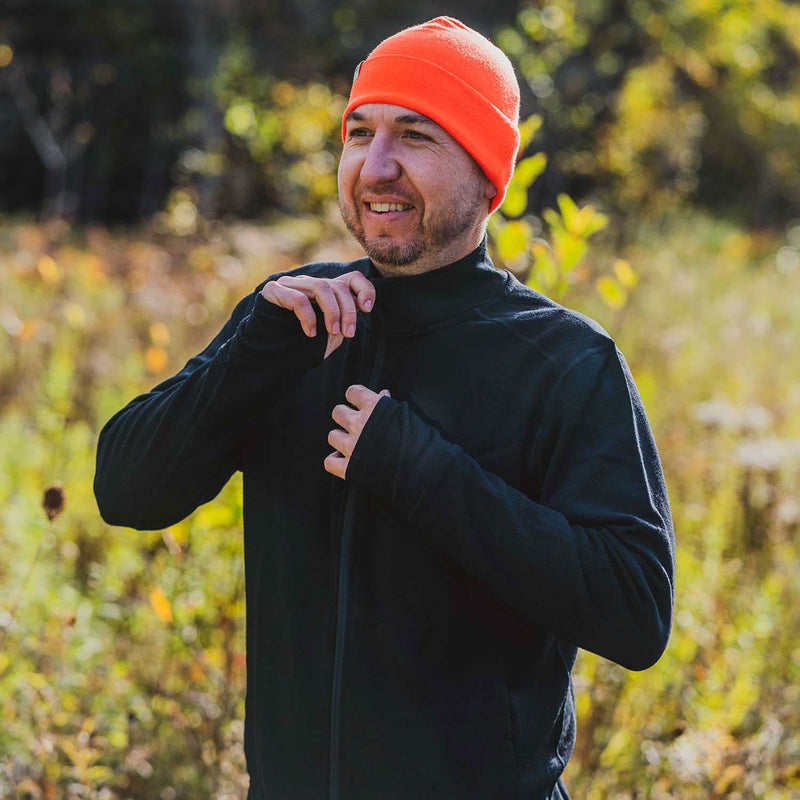 Load image into Gallery viewer, Heavyweight Men's Wool Full Zip Sweater - 100% Merino Wool
