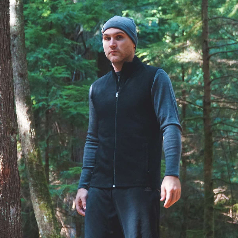 Load image into Gallery viewer, Heavyweight Men's Wool Vest - 100% Merino Wool
