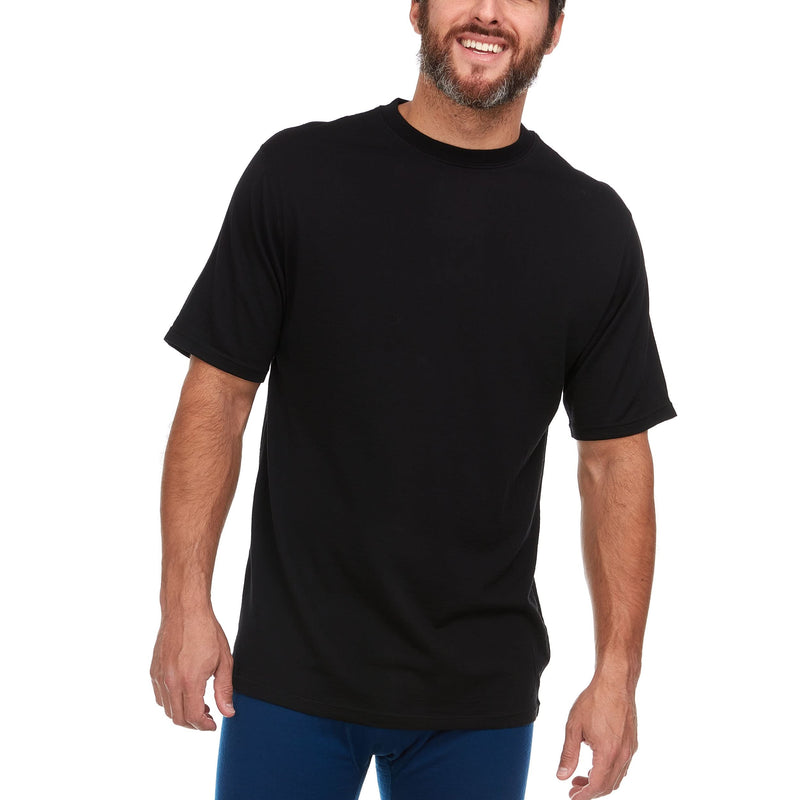 Load image into Gallery viewer, Lightweight Men's Wool T Shirt Crew - 100% Merino Wool
