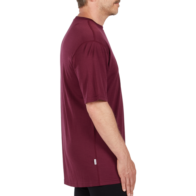 Load image into Gallery viewer, Lightweight Men's Wool T Shirt Crew - 100% Merino Wool
