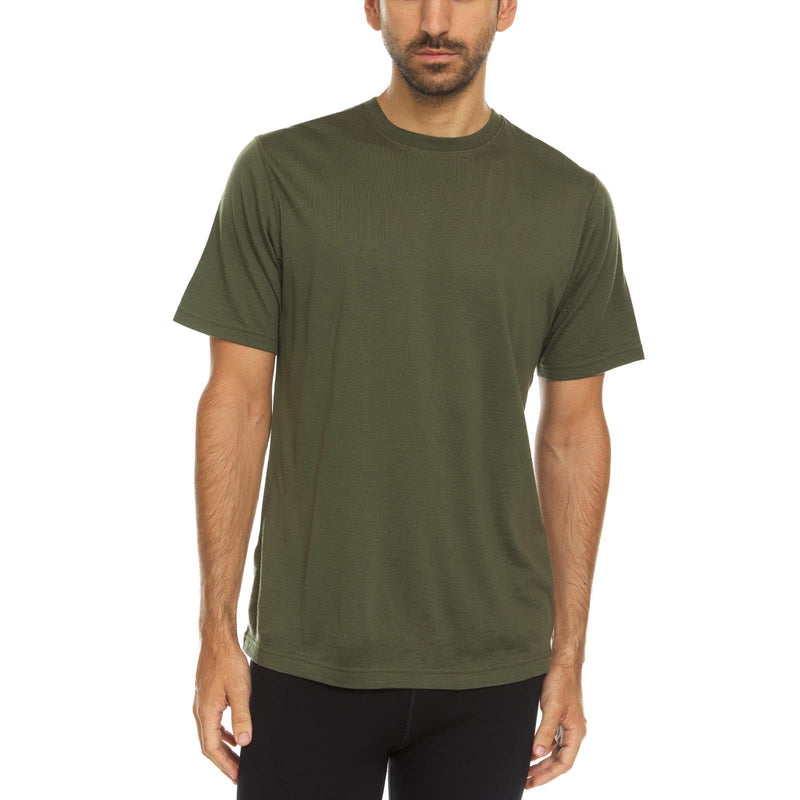 Load image into Gallery viewer, Lightweight Men's Wool T Shirt Crew - 100% Merino Wool
