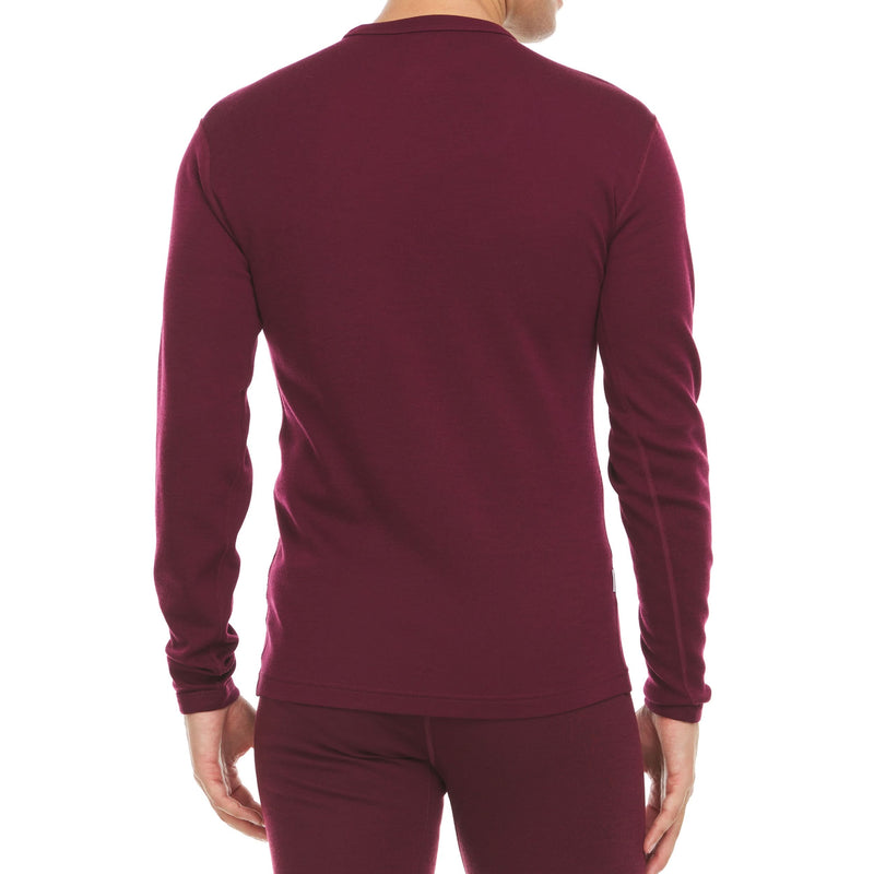 Load image into Gallery viewer, Men's Wool Thermal Top Midweight Base Layer - 100% Merino Wool
