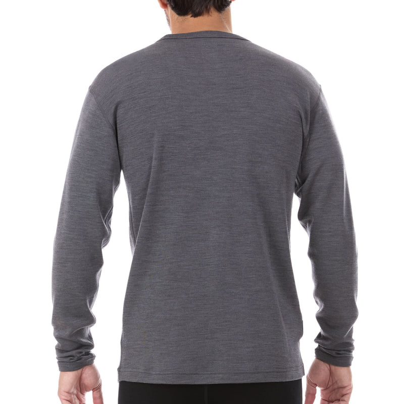 Load image into Gallery viewer, Men's Wool Thermal Top Midweight Base Layer - 100% Merino Wool
