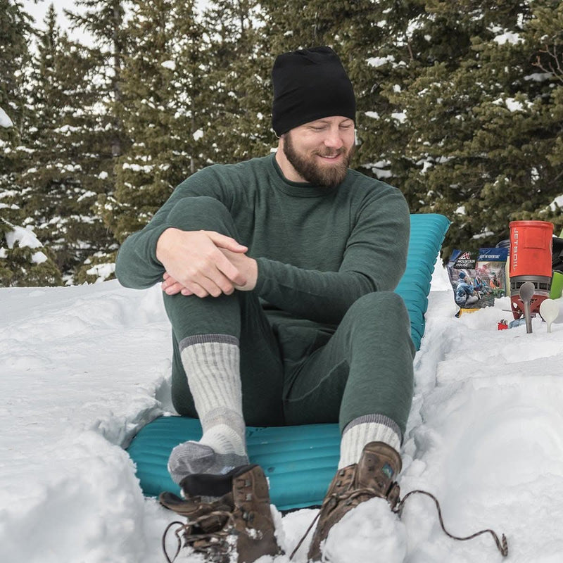 Load image into Gallery viewer, Men's Wool Thermal Top Midweight Base Layer - 100% Merino Wool
