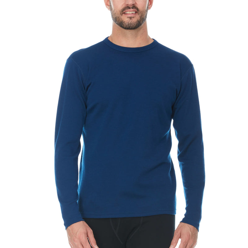 Load image into Gallery viewer, Men's Wool Thermal Top Midweight Base Layer - 100% Merino Wool
